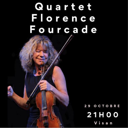 Florence Fourcade avec son violon
