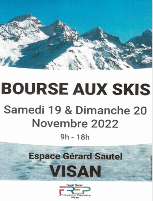 Affiche Bourse aux skis