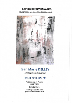 Affiche Exposition JM Delley