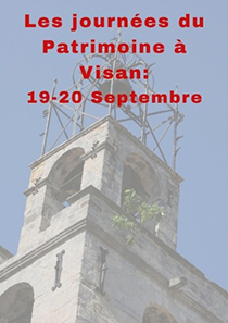 Affiche Journées du Patrimoine à Visan