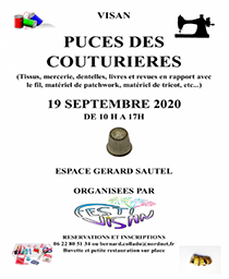 Affiche Puces Des Couturieres