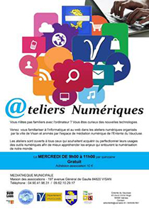 Affiche Ateliers Numeriques