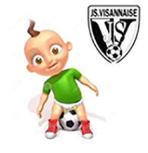 Logo JSV avec enfant jouant au foot