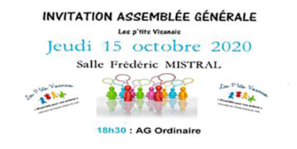 Invitation AG Les P'tits Visanais