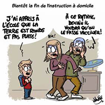 Enfant rentrant de l'école