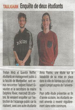 Article de Journal