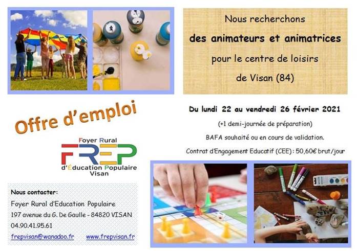 Offre Emploi FREP