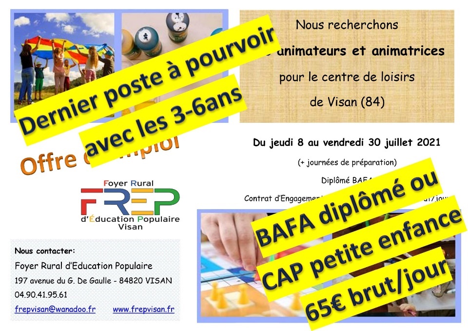 Offre Emploi FREP