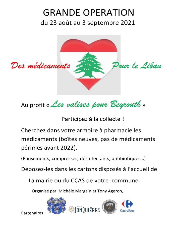 Des medicaments pour le Liban