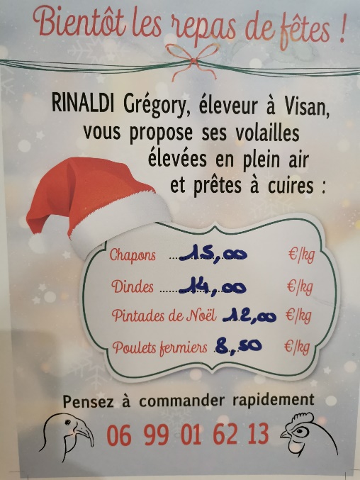 Vente de Volailles