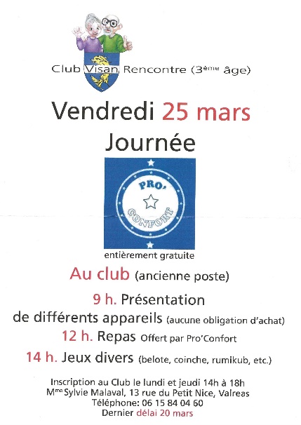 Club Visan Rencontre