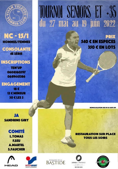 Affiche Tournoi Tennis