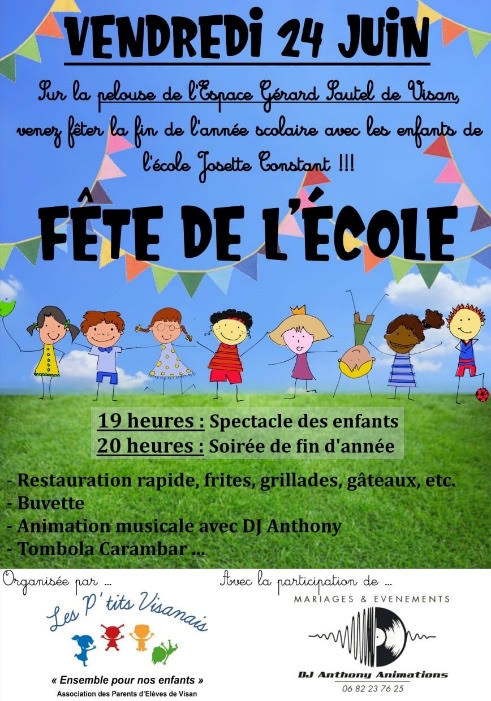 Affiche Fête de l'école