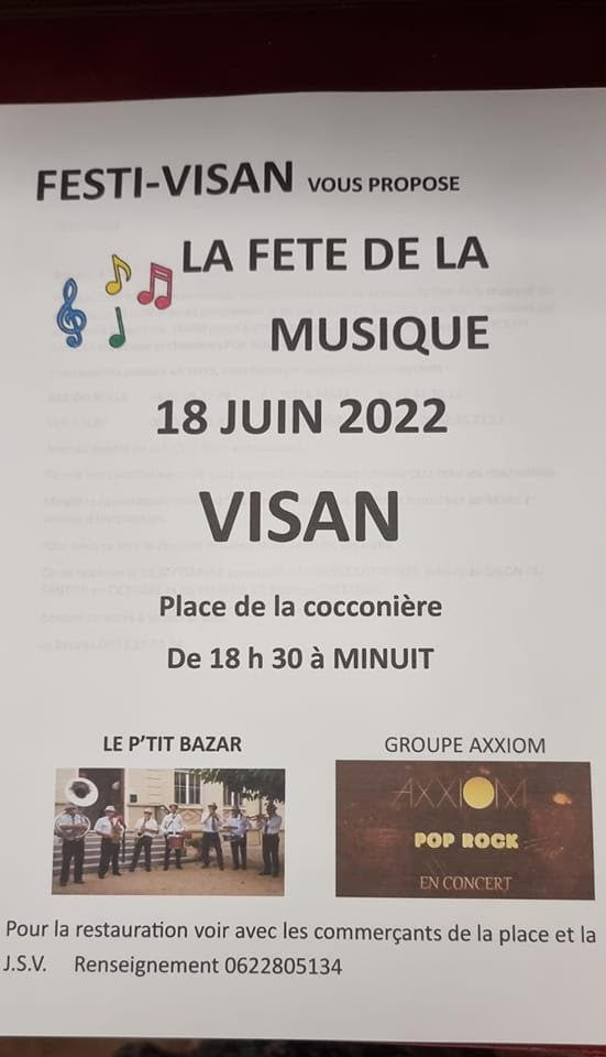 Affiche Fête de la musique