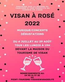 Affiche Visan A Rosé