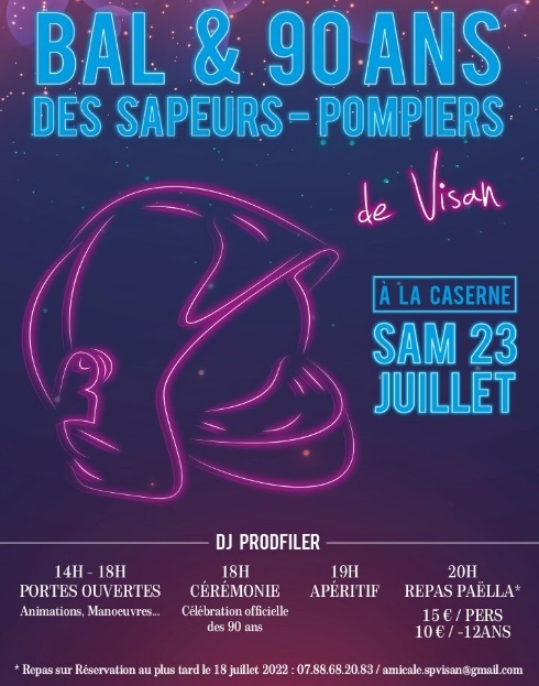 Affiche Bal des Pompiers