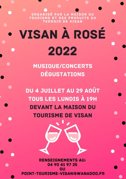 Affiche Visan A Rosé