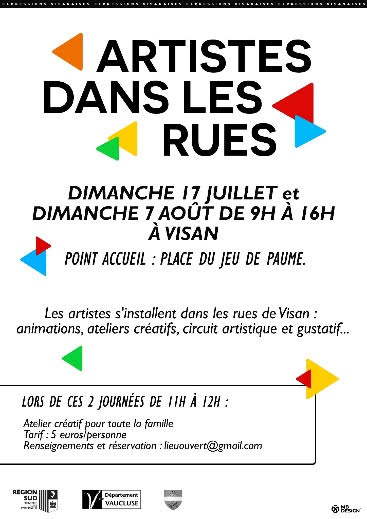 Affiche Artistes dans les rues